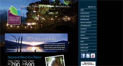 Desktop Screenshot of belumecoresort.com.my